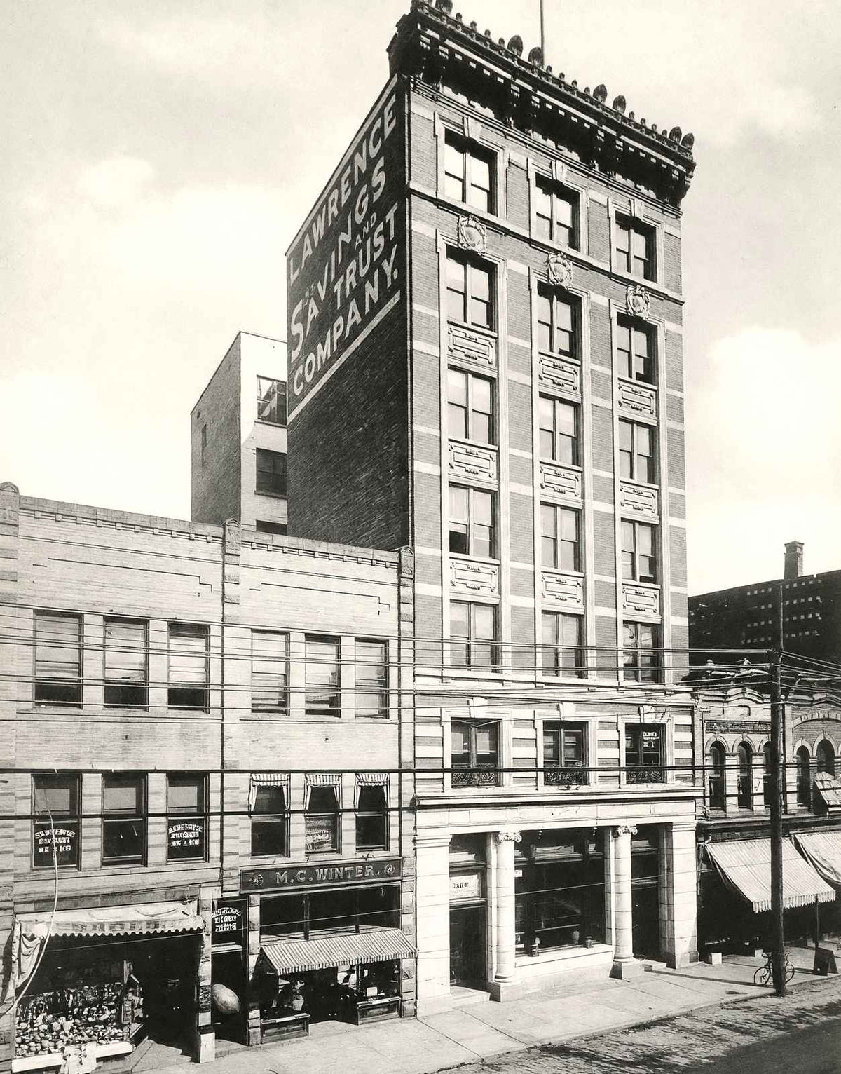 Lawrence Savings and Trust Co., New Castle PA vintage print