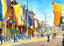 Nanking Road, Shanghai, China art print