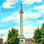 Battle Monument, Trenton, NJ in 1905 art print