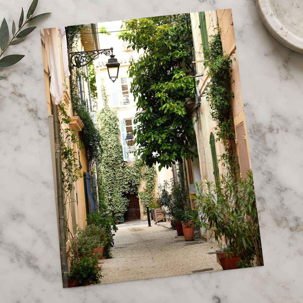 Arles Narrow Alley in France by Olivie Strauss Photo Print Wall Decor