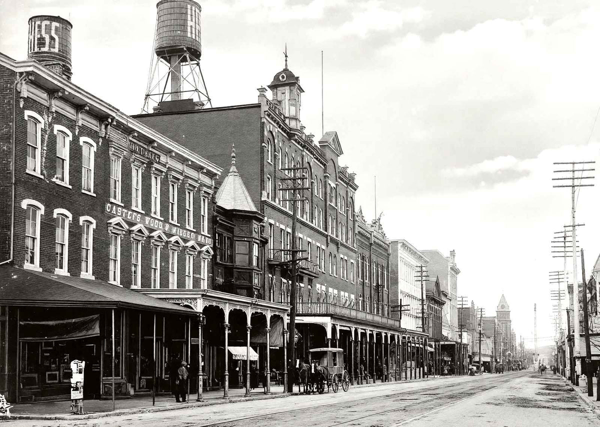 Allentown, PA Hamilton Street East of Ninth vintage photo print
