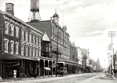 Allentown, PA Hamilton Street East of Ninth vintage photo print