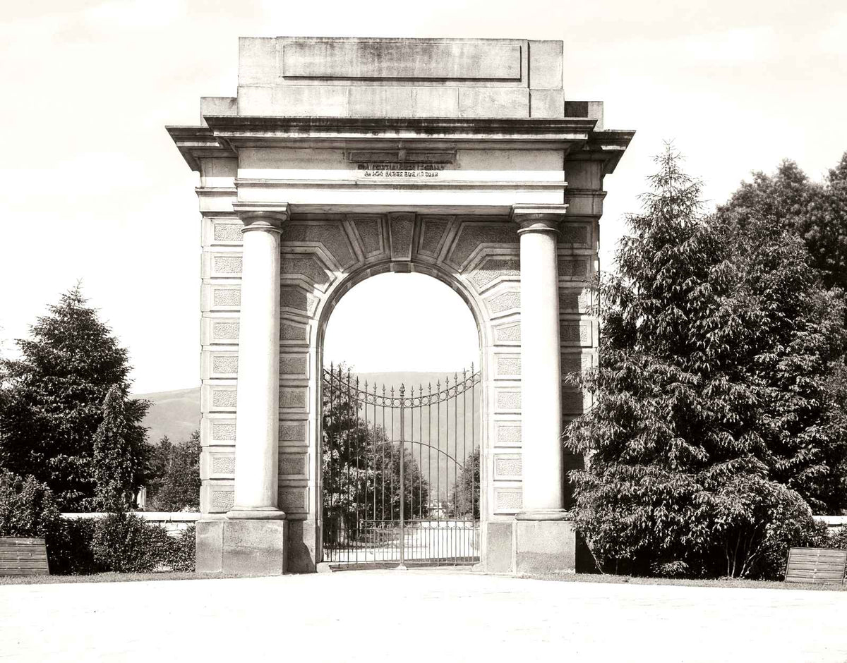 Historic National Cemetery Chattanooga (1905) vintage photo print