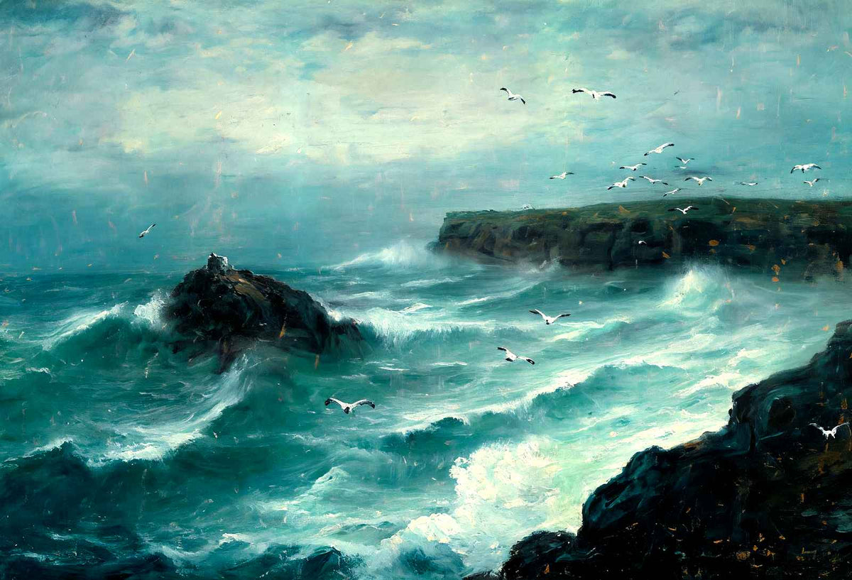 Portelet Bay, Jersey painting