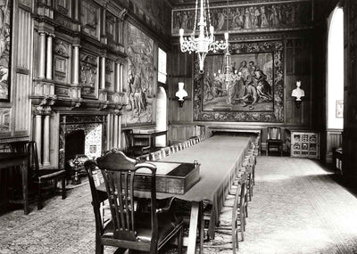 Jerusalem Chamber, Westminster Abbey in 1935 vintage print