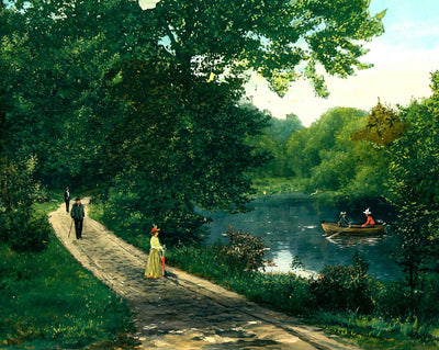 Williamson Park, Lancaster, PA in 1907 art print