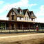 Depot, Red Bank, NJ in 1906 vintage print
