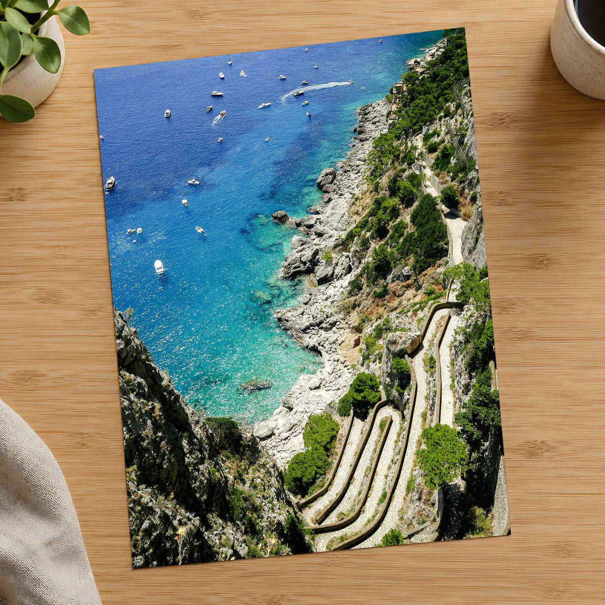 Capri in Metropolitan City of Naples by Giulia Squillace Photo Print Wall Decor
