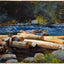 Hudson River fine art print by Winslow Homer (1892)