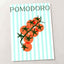 Pomodoro Tomatoes Illustration by Beatriz Camaleão Art Print Wall Decor