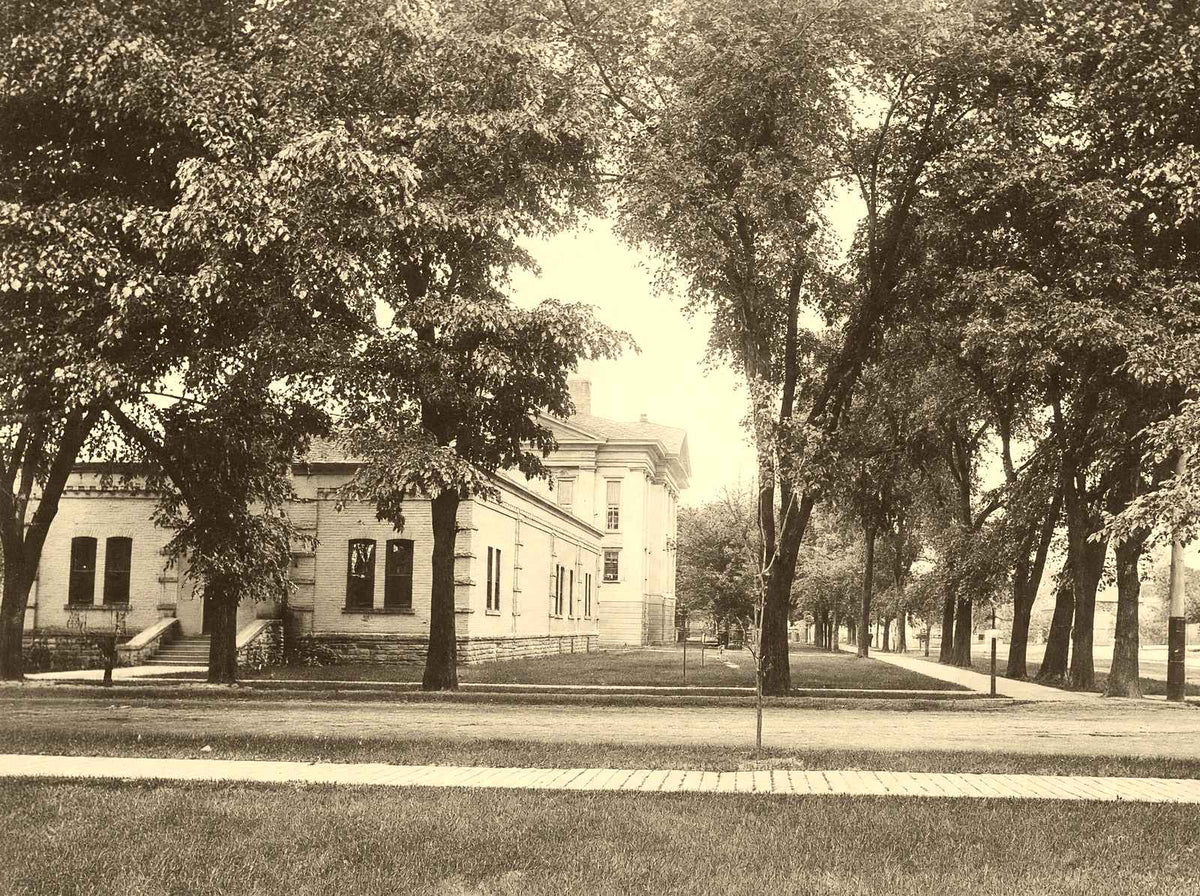 Historic Court House Green Bay WI in 1904 restored photo print