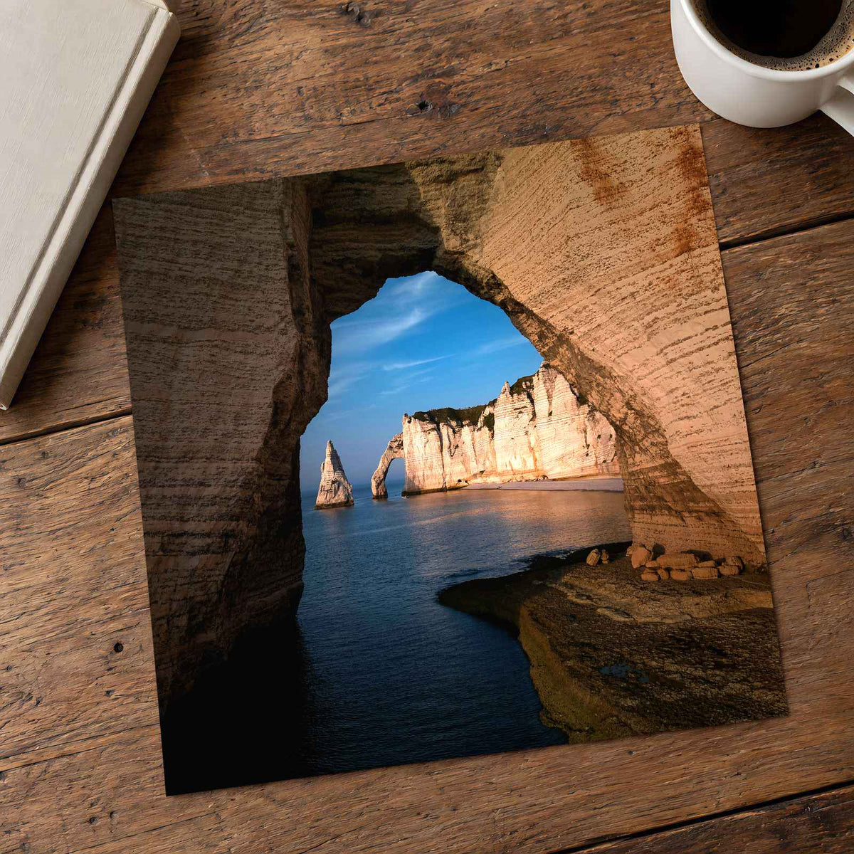 Ocean Cave in Étretat by Mikita Chyrkun Photo Print Wall Decor