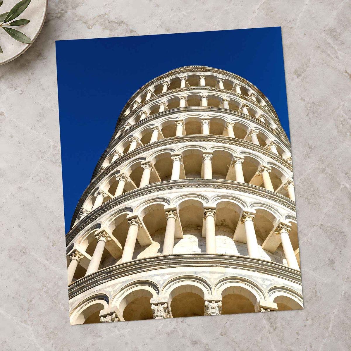 Leaning Tower of Pisa in Italy by Jerome Maas Photo Print Wall Decor