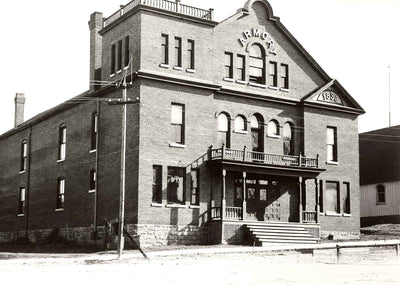 Neillsville, WI Opera House and Armory (1905) vintage photo print