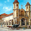 Christ Church, Havana, Cuba in 1913 vintage print