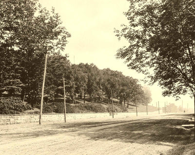 East High Street Pottstown PA in 1904 restored photo print