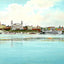 Approaching the Wharf, Memphis, TN in 1905 vintage print