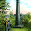 Surrender Monument, Vicksburg, MS in 1906 vintage print