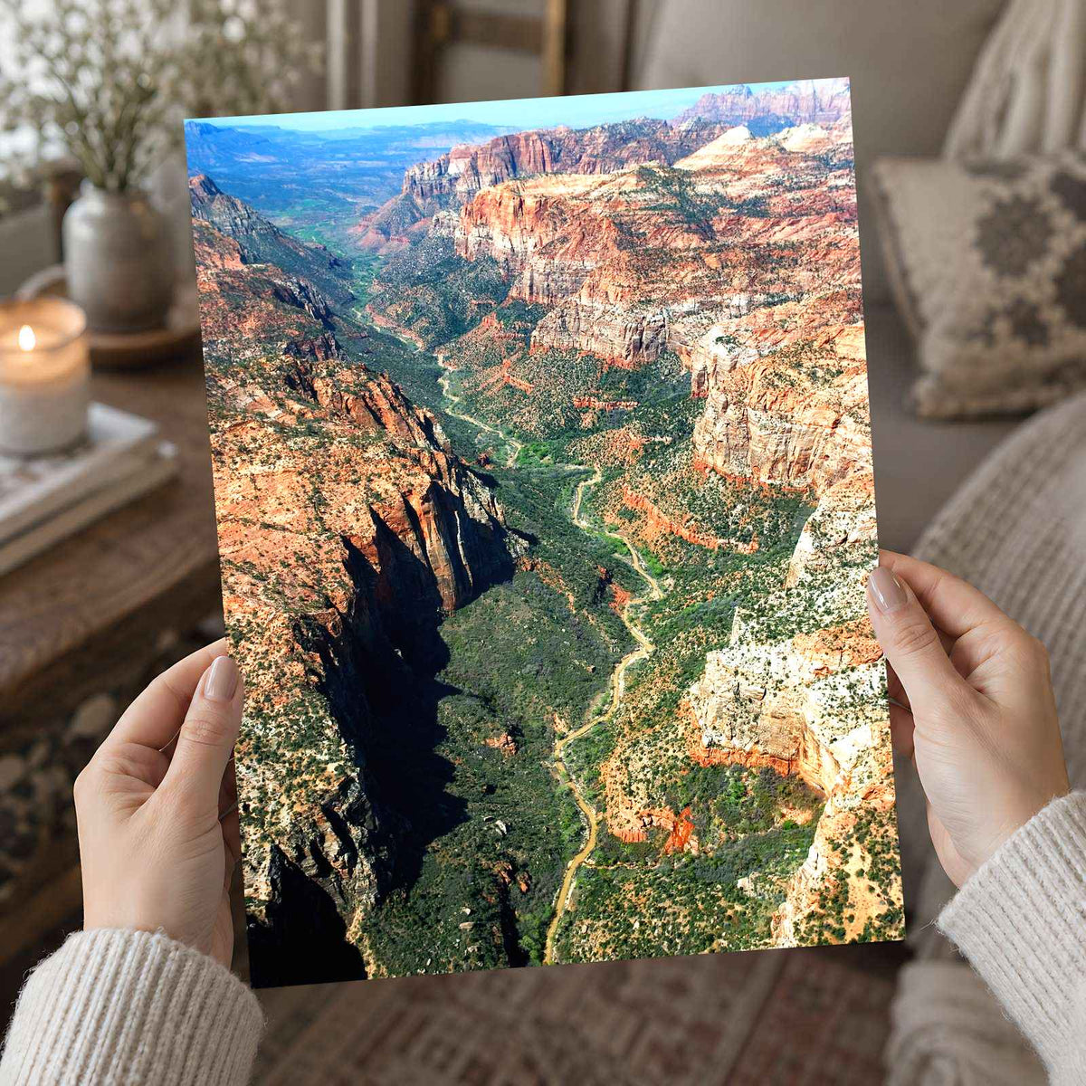 Zion National Park in Utah Photo Print Wall Decor