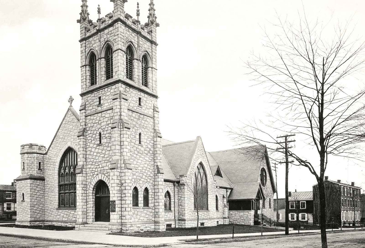 Westminster Presbyterian Church, West Chester restored photo print