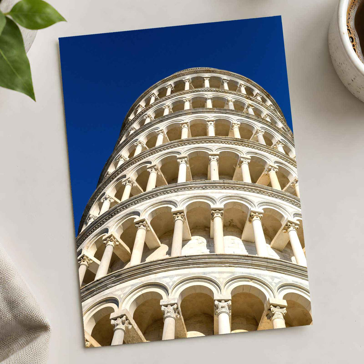 Leaning Tower of Pisa in Italy by Jerome Maas Photo Print Wall Decor