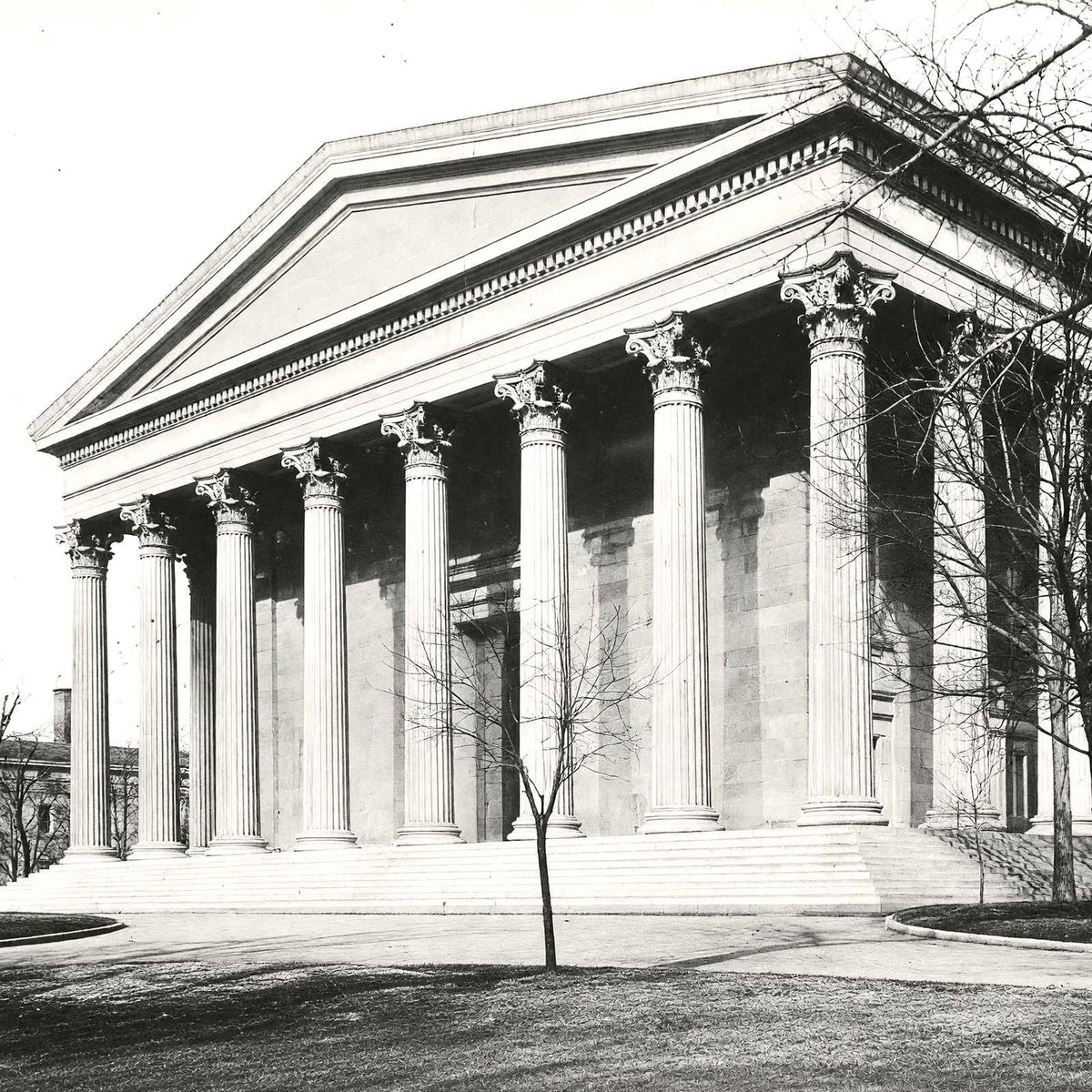 Girard College, Philadelphia PA in 1904 restored photo print