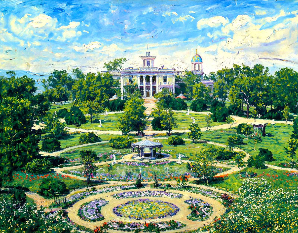 Belmont Park, Nashville, TN in 1908 art print