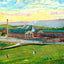 Juniata Shops, Altoona, PA in 1906 art print