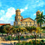 Cathedral of Cardenas, Cuba in 1923 art print