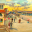 Boardwalk from the Luray, Atlantic City, NJ painting