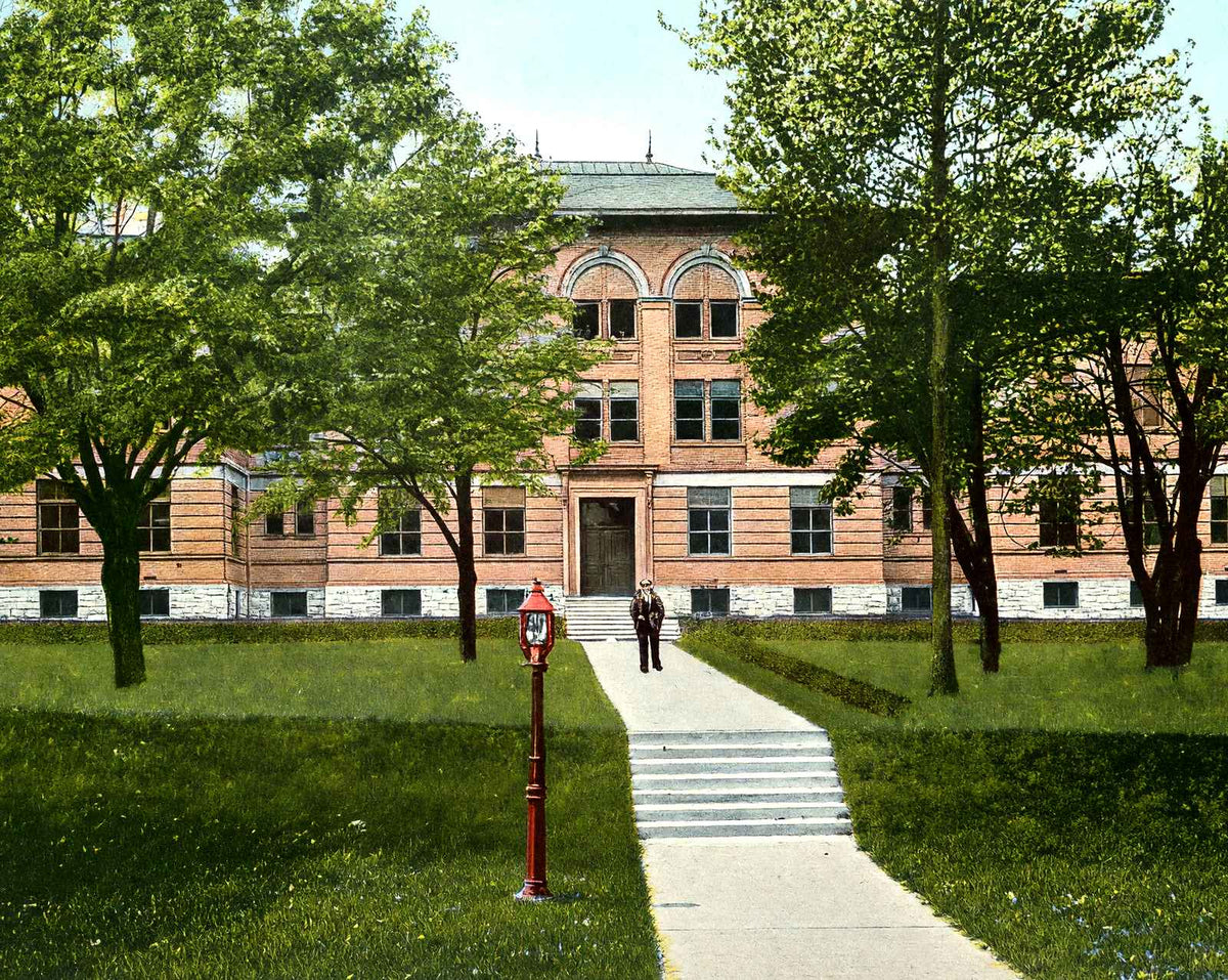 Lancaster Science Building Franklin Marshall vintage print