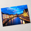 Ghent Canal in Belgium at Night Photo Print Wall Decor