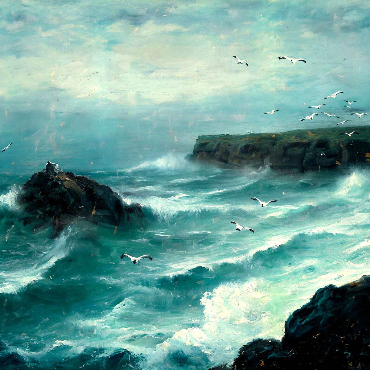 Portelet Bay, Jersey painting