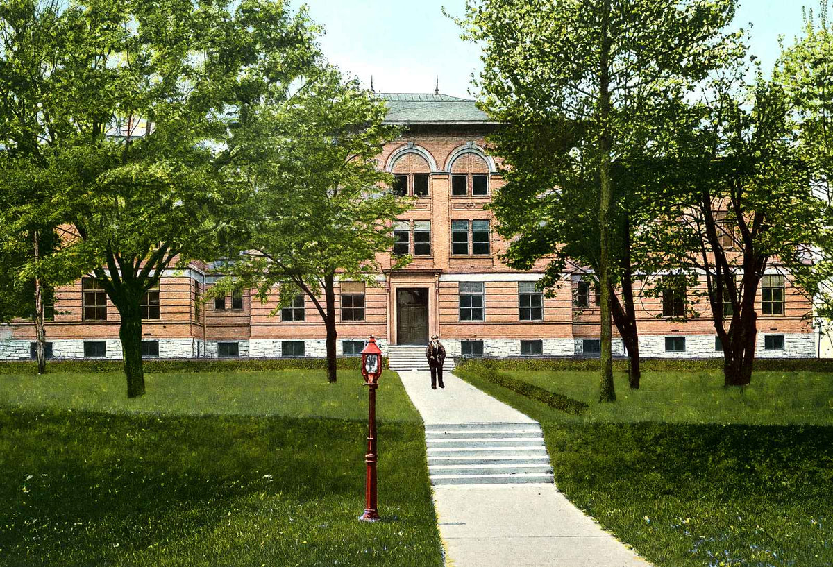 Lancaster Science Building Franklin Marshall vintage print