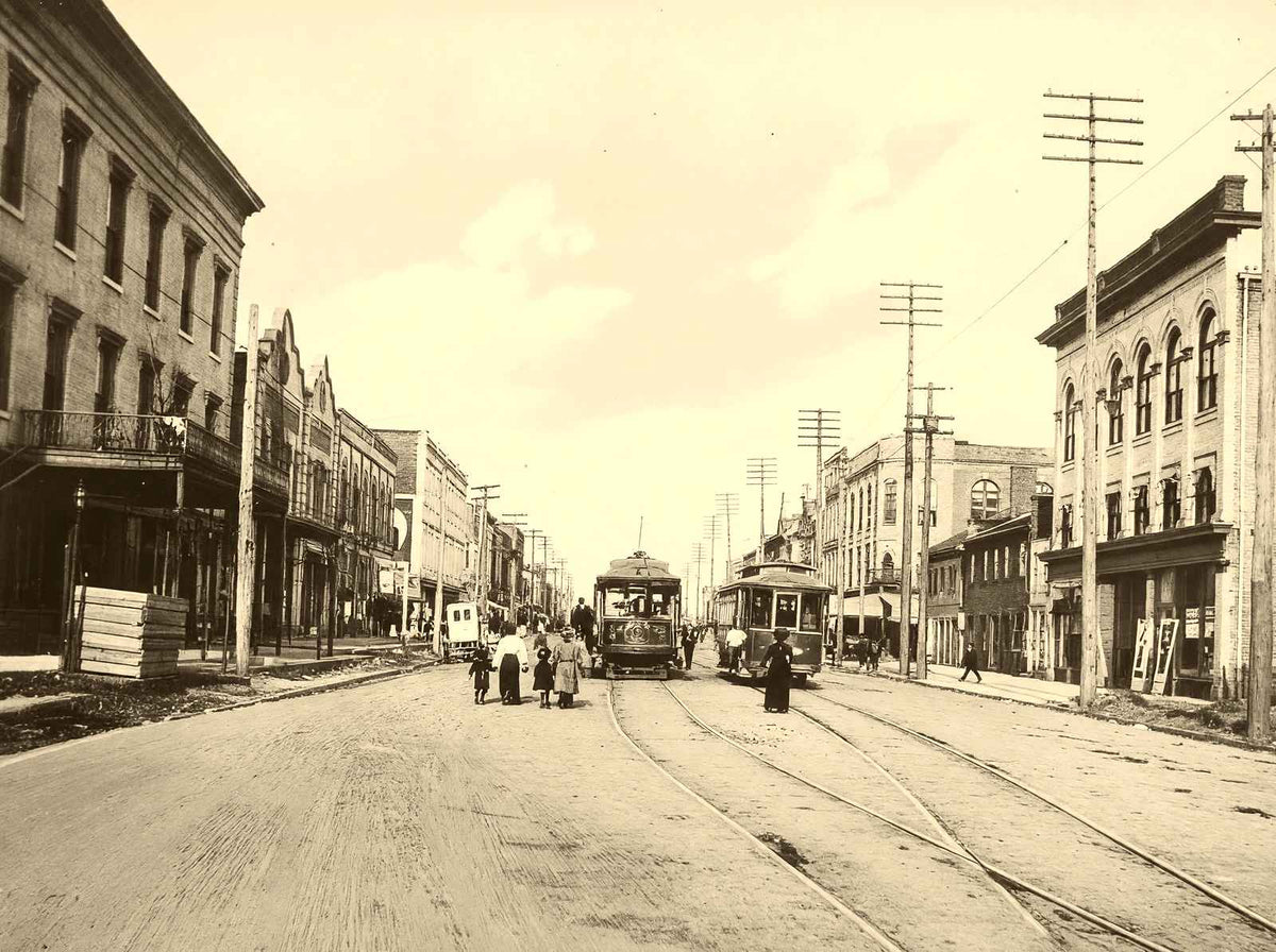 Main Street Looking Northeast Salisbury NC photo print
