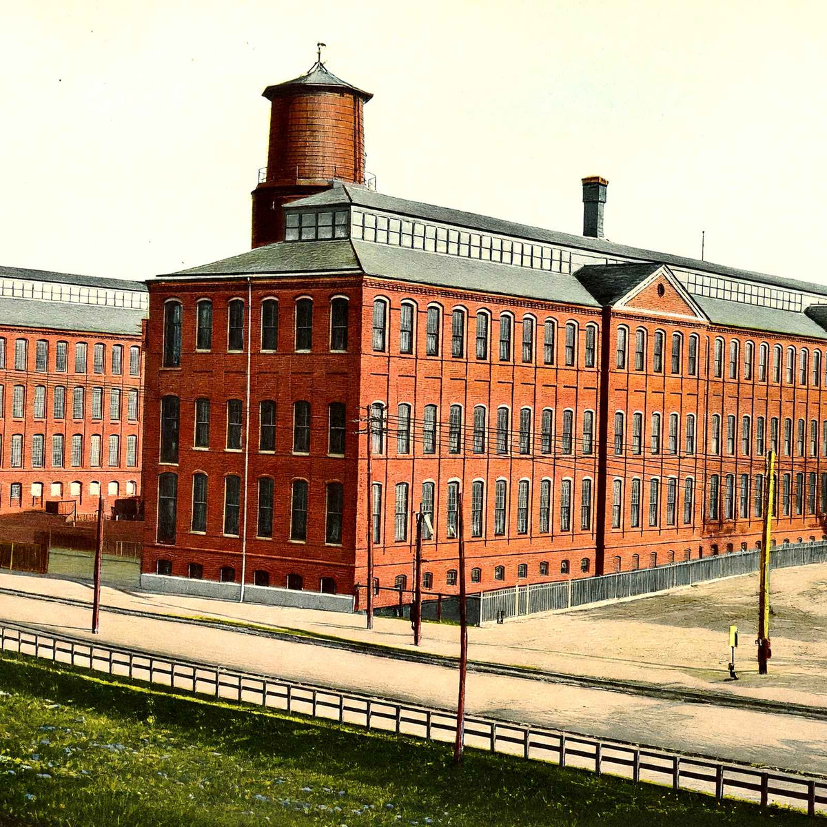 Adelaide Silk Mills, Allentown, PA 1907 vintage print