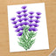 Bunch of Purple Flowers by Riswan Ratta Art Print Wall Decor