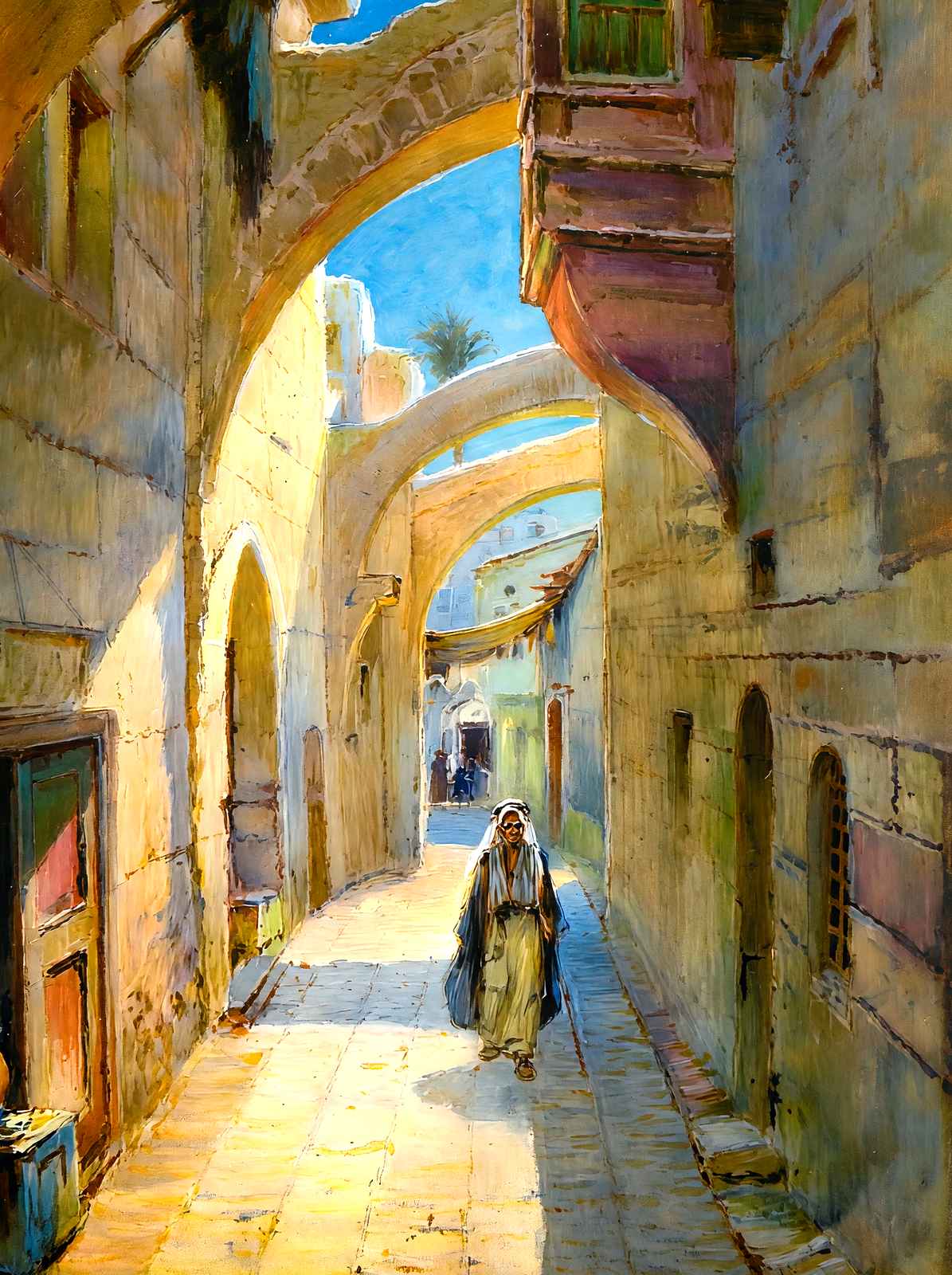 Via Dolorosa, Jerusalem art print