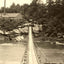 The Swinging Bridge, Connellsville, PA (1905) restored photo print
