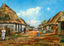 Street in a Cuban Village, Cuba in 1921 painting