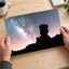 Rocky Silhouette with Stars, Tenerife, Spain by Sarah Smith Photo Print Wall Decor