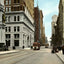 Fifth Ave & Wood St, Pittsburgh PA in 1906 vintage print