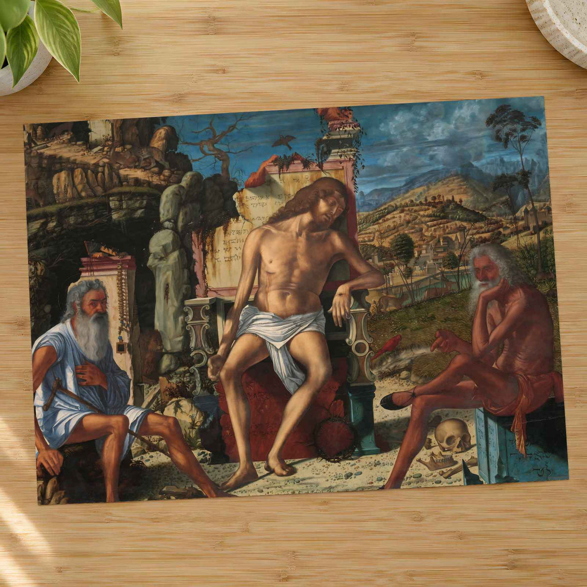 The Meditation on the Passion art print by Vittore Carpaccio (1485)