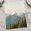 Snowy Mountain Peak Olympic National Park by Hans Photo Print Wall Decor