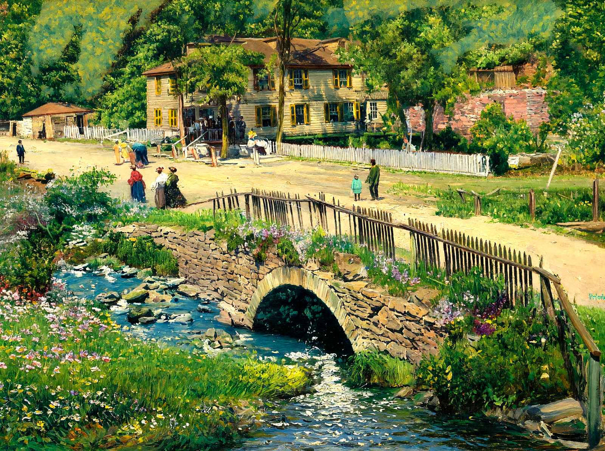 Fountain Inn, Altoona PA in 1906 art print