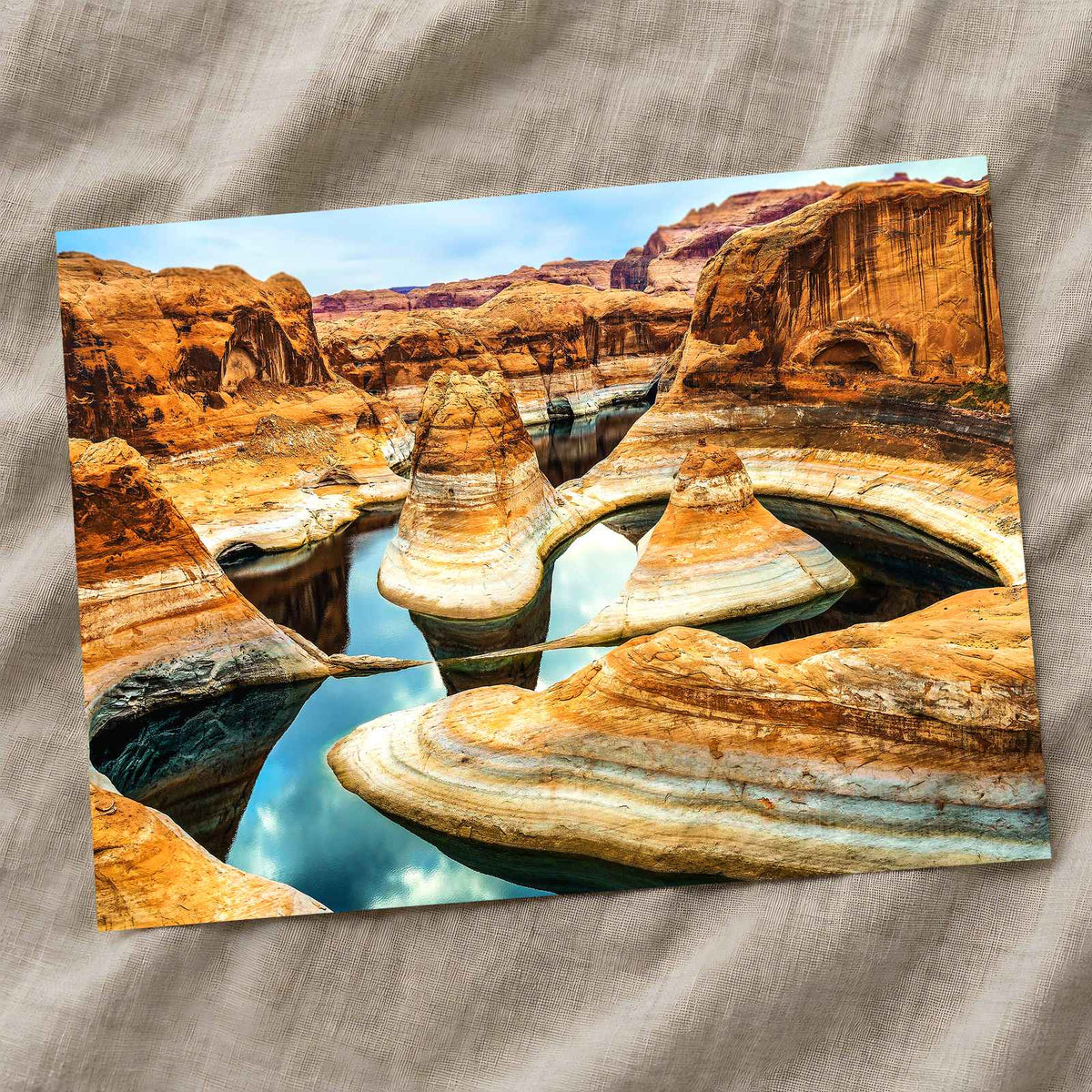 Reflection Canyon in Utah Photo Print Wall Decor