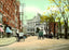 Public Square, Wilkes Barre PA in 1907 vintage print