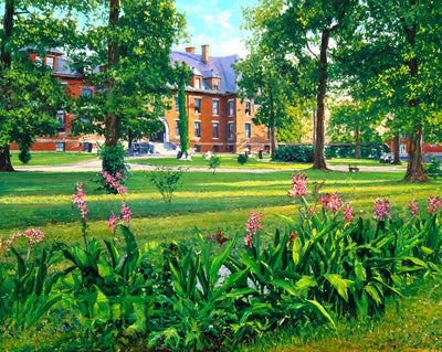 Elizabeth College, Charlotte, NC in 1906 art print