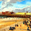 Young's Pier, Atlantic City, NJ in 1902 art print