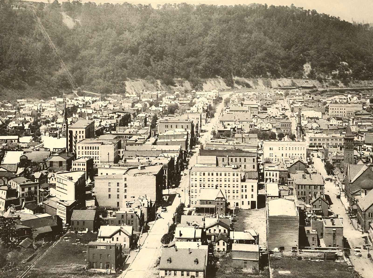 Johnstown, PA from Head of Main Street 1905 vintage photo print